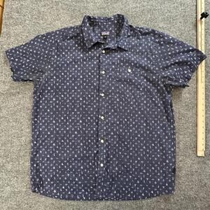Patagonia Men's XXL Short Sleeve Shirt - Organic Cotton Casual‎ Wear
